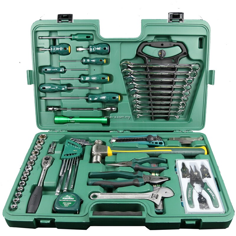 SATA 09516 58 PCS MECHANICAL MAINTENANCE AUTO REPAIR KIT SET